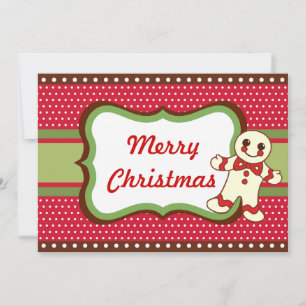 De Uitnodigingen van het Koekje van Kerstmis