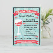 De uitnodigingen voor het Modern Wine Vrijgezellen (Staand voorkant)