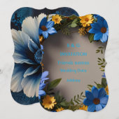 De uitnodigingsaankondiging voor de ceremonie  kaart (Voorkant / Achterkant)