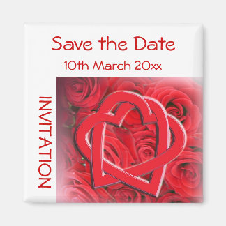 De uitnodigingsmagneet voor datums opslaan magneet