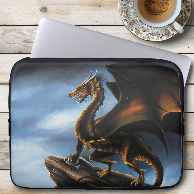 De uitputtingsdraak laptop sleeve (Creator heeft geüpload)