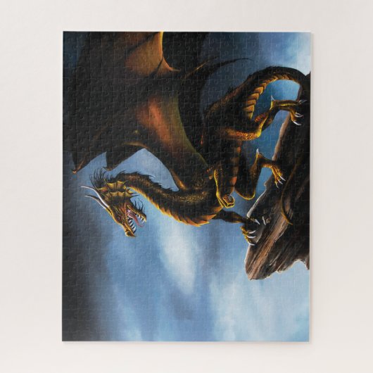 De uitputtingsdraak legpuzzel (Verticaal)