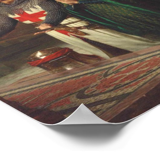 de uitspraak van dmund Blair Leighton 1908 Poster (Hoek)