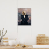 De Uitstekende Herdershond Grappig Huisdier Poster (Keuken)