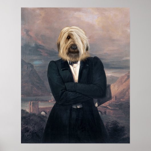 De Uitstekende Herdershond Grappig Huisdier Poster (Voorkant)