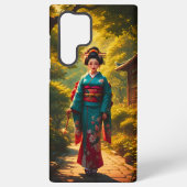 De uitstraling van een kimono samsung galaxy hoesje (Achterkant)