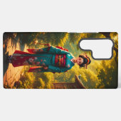 De uitstraling van een kimono samsung galaxy hoesje (Achterkant horizontaal)
