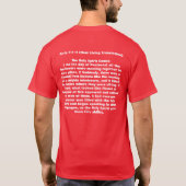 De uitstroom t-shirt (Achterkant)