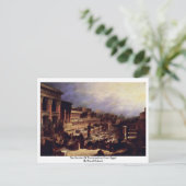 De uittocht van de Israëliërs uit Egypte Briefkaart (Staand voorkant)