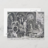 De uitvinding van buskruit briefkaart (Voorkant / Achterkant)