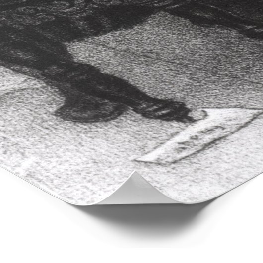 De uitvinding van het drukken, 1827 poster (Hoek)