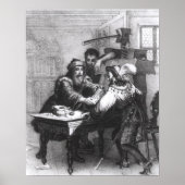 De uitvinding van het drukken, 1827 poster (Voorkant)