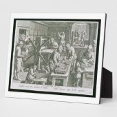 De uitvinding van kopergraving, bord 20 uit " fotoplaat (Zijkant)