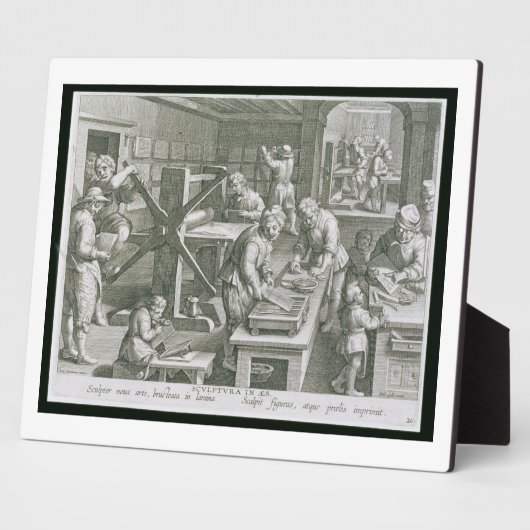 De uitvinding van kopergraving, bord 20 uit " fotoplaat (Zijkant)