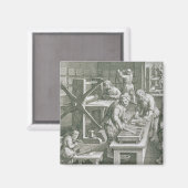 De uitvinding van kopergraving, bord 20 uit " magneet (Voorkant / Achterkant)