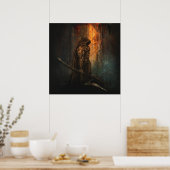 De uitvoerder - Fantasy art print (Keuken)