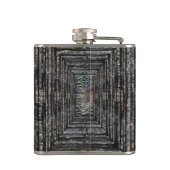 De uitvoerder heupfles (Achterkant)