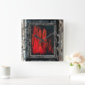 De uitvoerder vierkante klok (Huis)