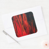 De uitvoerder vierkante sticker (Envelop)