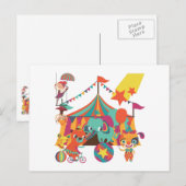 De Uitvoerders van het circus Briefkaart (Voorkant / Achterkant)