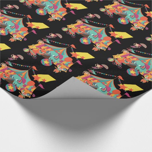 De Uitvoerders van het circus Cadeaupapier (Hoek)