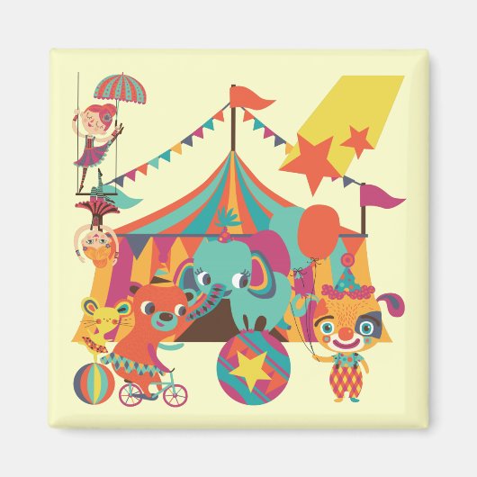 De Uitvoerders van het circus Magneet (Voorkant)