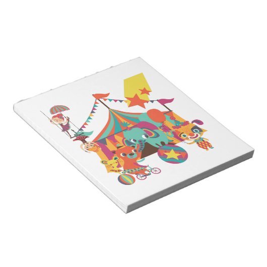 De Uitvoerders van het circus Notitieblok (Schuin)