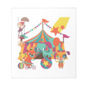 De Uitvoerders van het circus Notitieblok (Voorkant)