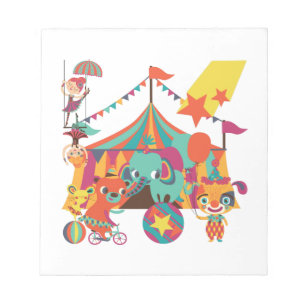 De Uitvoerders van het circus Notitieblok