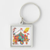 De Uitvoerders van het circus Sleutelhanger (Voorkant)