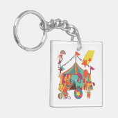De Uitvoerders van het circus Sleutelhanger (Voorkant Links)