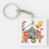 De Uitvoerders van het circus Sleutelhanger (Voorkant)
