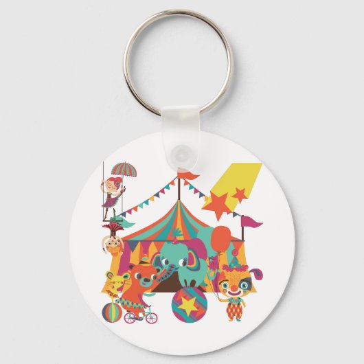 De Uitvoerders van het circus Sleutelhanger (Voorkant)