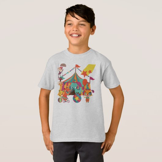 De Uitvoerders van het circus T-shirt (Voorkant volledig)