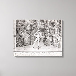 De uitvoeringen van de beroemde canvas afdruk