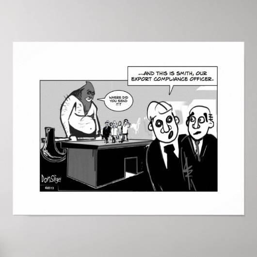 De uitvoernalevingsfunctionaris poster (Voorkant)