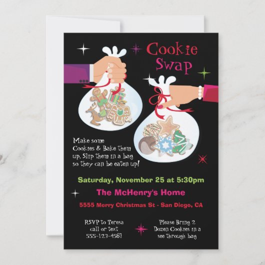 De uitwisseling van de Koekjeswisselaar van de Ker Kaart (Voorkant)