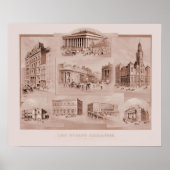 de uitwisselingen in de wereld poster (Voorkant)