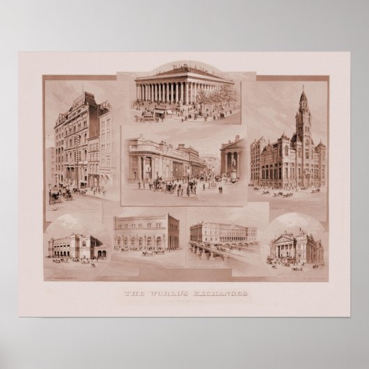  de uitwisselingen in de wereld poster (Voorkant)