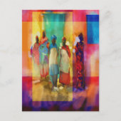 De uitzending door Paul Hebron Briefkaart (Voorkant)