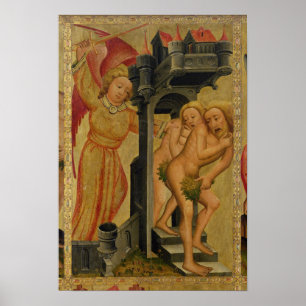 De uitzetting uit de tuin van het Paradijs Poster