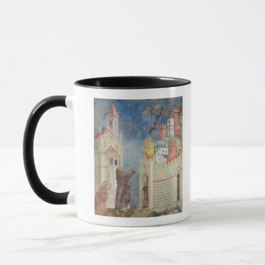 De uitzetting van de duivels uit Arezzo, 1297-1999 Mok (Links)