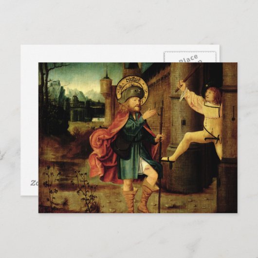 De uitzetting van Saint Roch uit Rome Briefkaart (Voorkant / Achterkant)