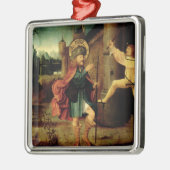 De uitzetting van Saint Roch uit Rome Metalen Ornament (Links)