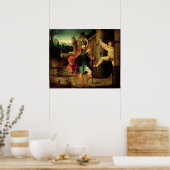 De uitzetting van Saint Roch uit Rome Poster (Keuken)