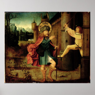 De uitzetting van Saint Roch uit Rome Poster