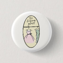 De uitziende glazen collectible pin ronde button 3,2 cm