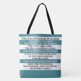 DE UITZONDERLIJKE LERER - ZIE TERUG! TOTE BAG