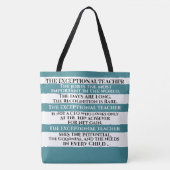DE UITZONDERLIJKE LERER - ZIE TERUG! TOTE BAG (Voorkant)