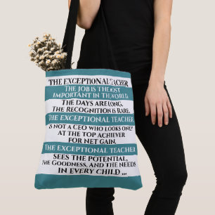 DE UITZONDERLIJKE LERER - ZIE TERUG! TOTE BAG